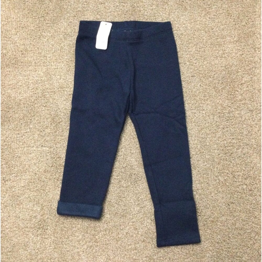 Sz 4 NWT GYMBOREE Navy Blue Cozy Leggings